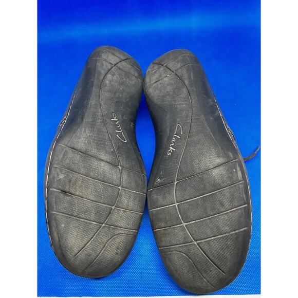 Women’s Clarks Bendables Size 7 Brown Leather Lace Up Casual Shoes - Picture 7 of 9
